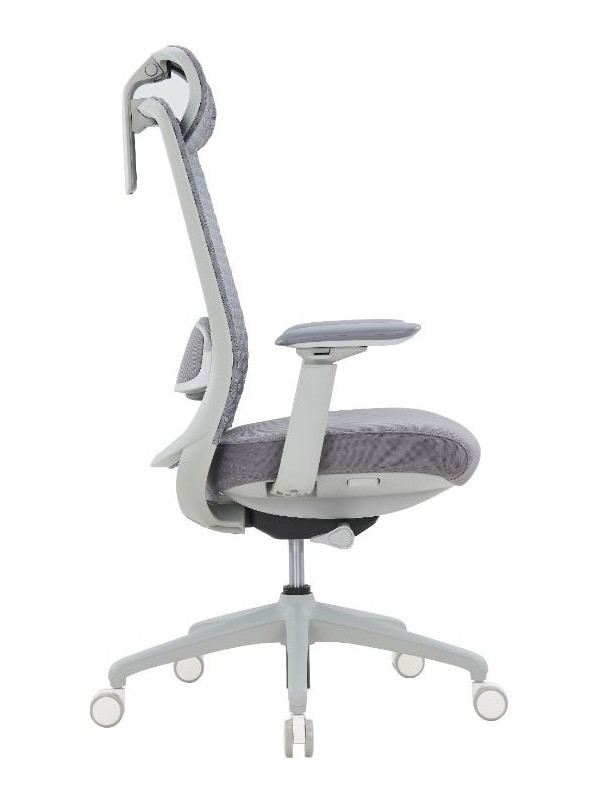 Кресло компьютерное SitZone CH-531A-HS серый вид сбоку