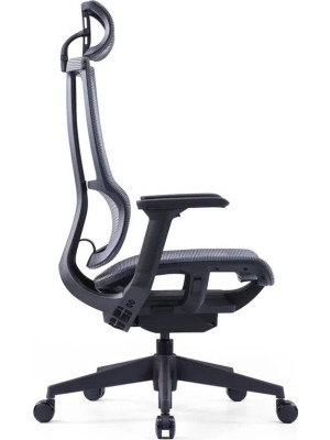 Кресло компьютерное SitZone E-303-001A-P1-BK черный вид сбоку