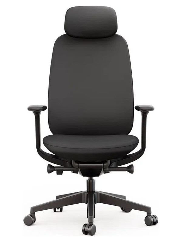 Кресло компьютерное SitZone E-AC-001A-P1-BK черный вид спереди
