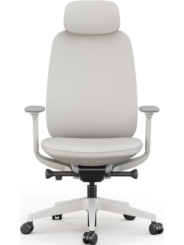 Кресло компьютерное SitZone  E-AC-001A-P1-BS серый вид спереди