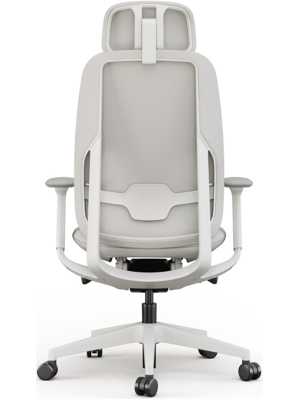 Кресло компьютерное SitZone  E-AC-001A-P1-BS серый вид сзади