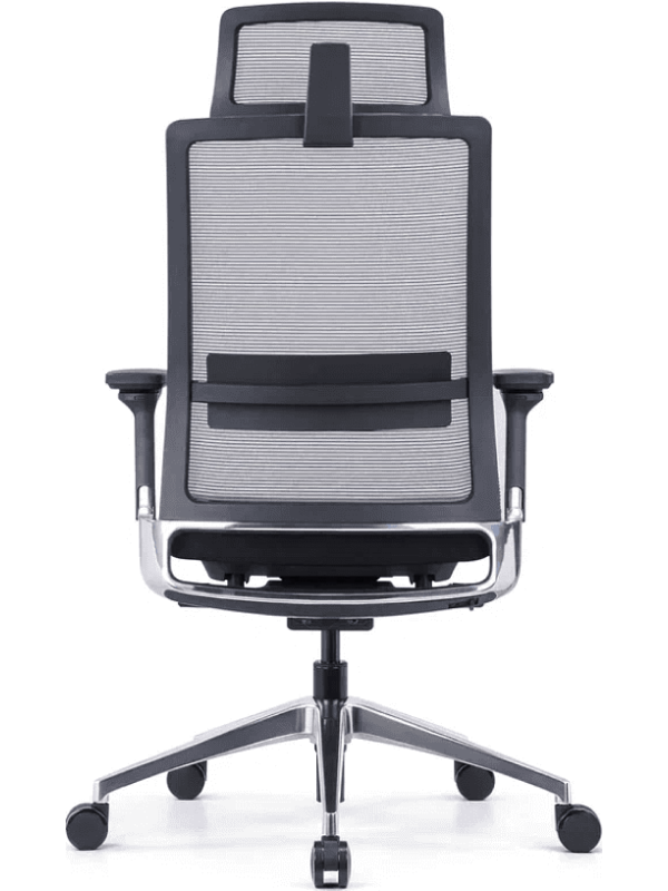 Кресло компьютерное SitZone E-BA-001A черный вид сзади