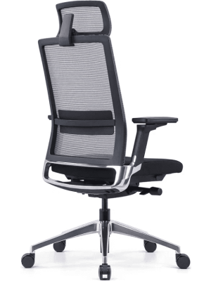 Кресло компьютерное SitZone E-BA-001A черный сзади