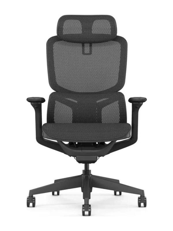 Кресло компьютерное SitZone E-JX-001А черный вид спереди