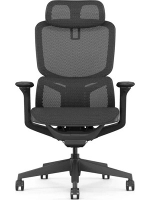 Кресло компьютерное SitZone E-JX-001А черный вид спереди