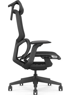 Кресло компьютерное SitZone E-JX-001А черный вид сбоку