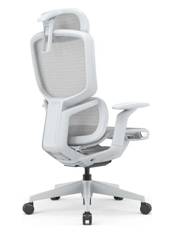 Кресло компьютерное SitZone E-JX-001А белый сзади