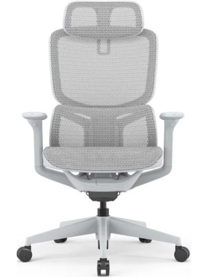 Кресло компьютерное SitZone E-JX-001А белый вид спереди