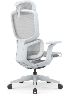 Кресло компьютерное SitZone E-JX-001А белый сзади