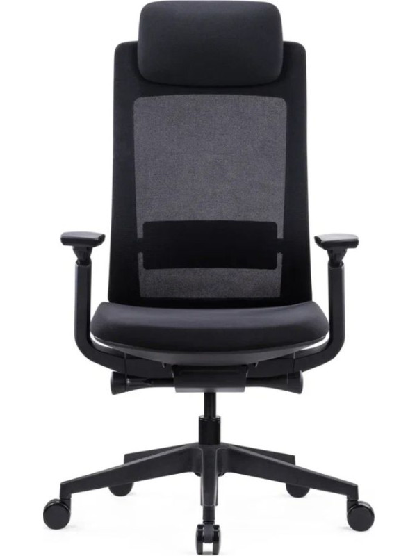 Кресло компьютерное SitZone E-VL002A черный вид спереди