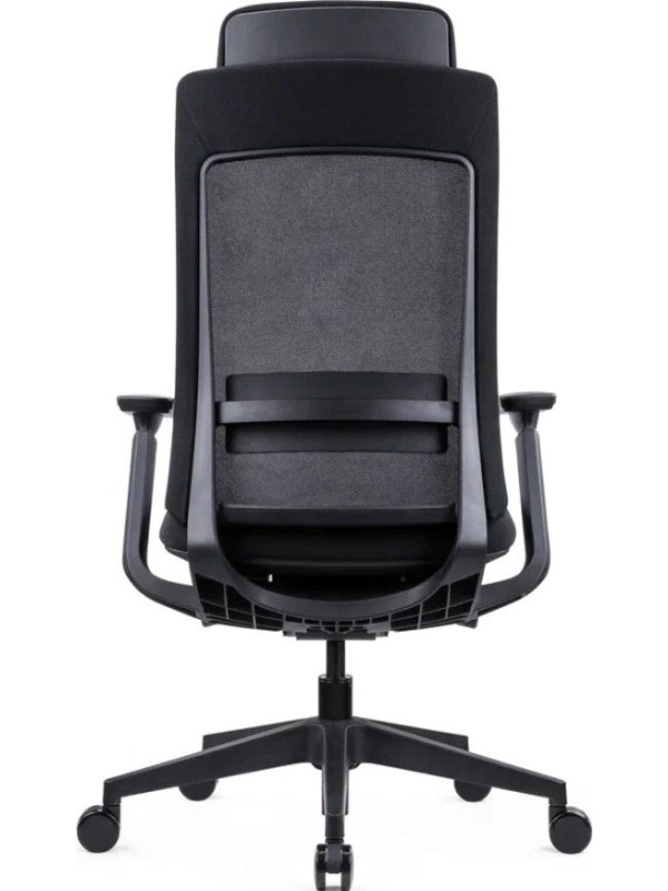 Кресло компьютерное SitZone E-VL002A черный вид сзади