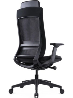 Кресло компьютерное SitZone E-VL002A черный сзади