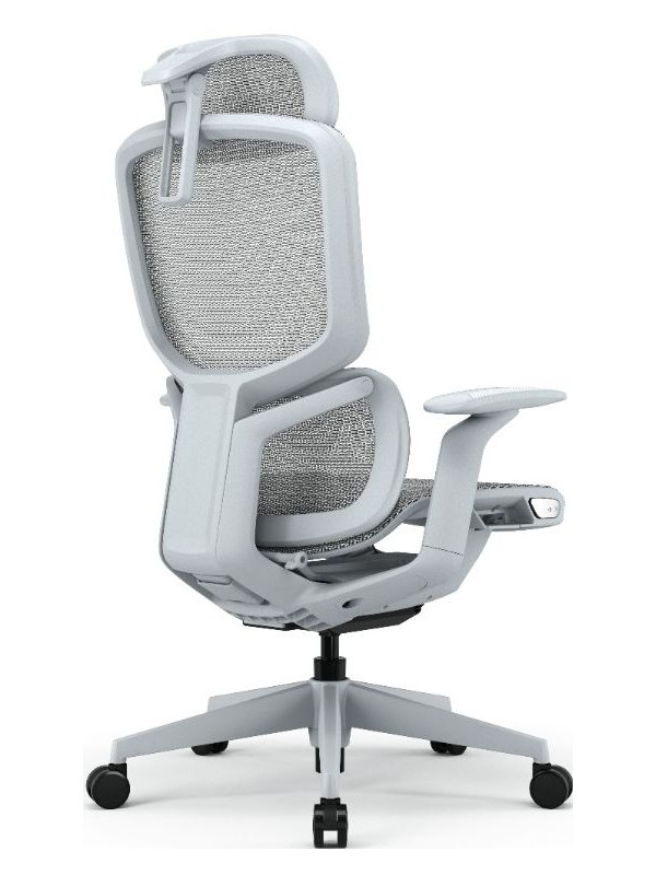 Кресло компьютерное SitZone E-VL002A-BS серый сзади