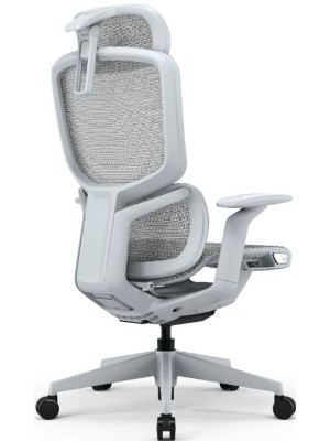 Кресло компьютерное SitZone E-VL002A-BS серый сзади