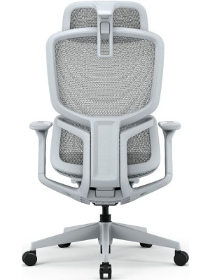 Кресло компьютерное SitZone E-VL002A-BS серый вид сзади