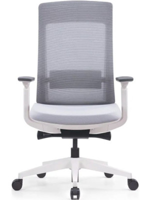 Кресло компьютерное SitZone E-VL002B-BS серый вид спереди