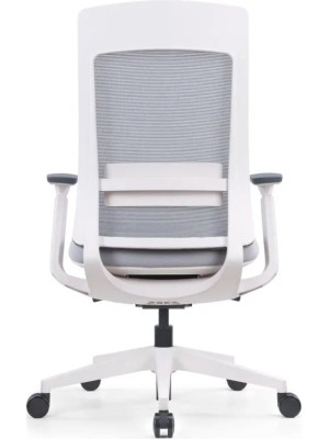 Кресло компьютерное SitZone E-VL002B-BS серый сзади