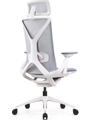 Кресло компьютерное SitZone E-YR-001A-P1-WH серый