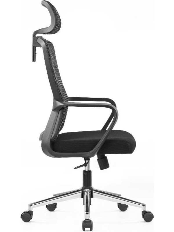 Кресло компьютерное SitZone U-060A черный (крестовина хром) - 2 шт.