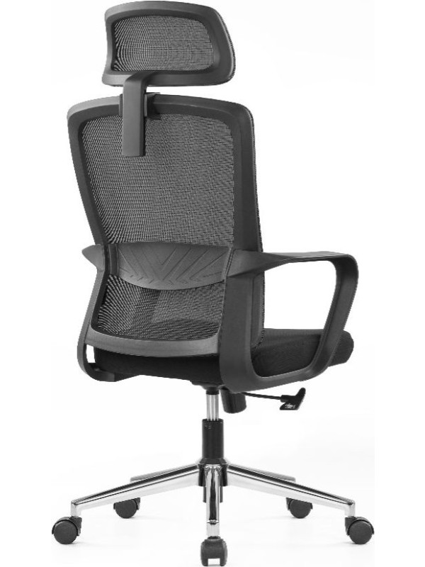 Кресло компьютерное SitZone U-060A черный (крестовина хром) - 2 шт.