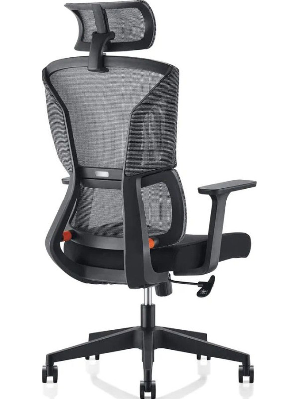 Кресло компьютерное SitZone U-065A черный сзади