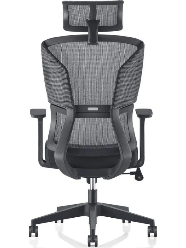 Кресло компьютерное SitZone U-065A черный вид сзади