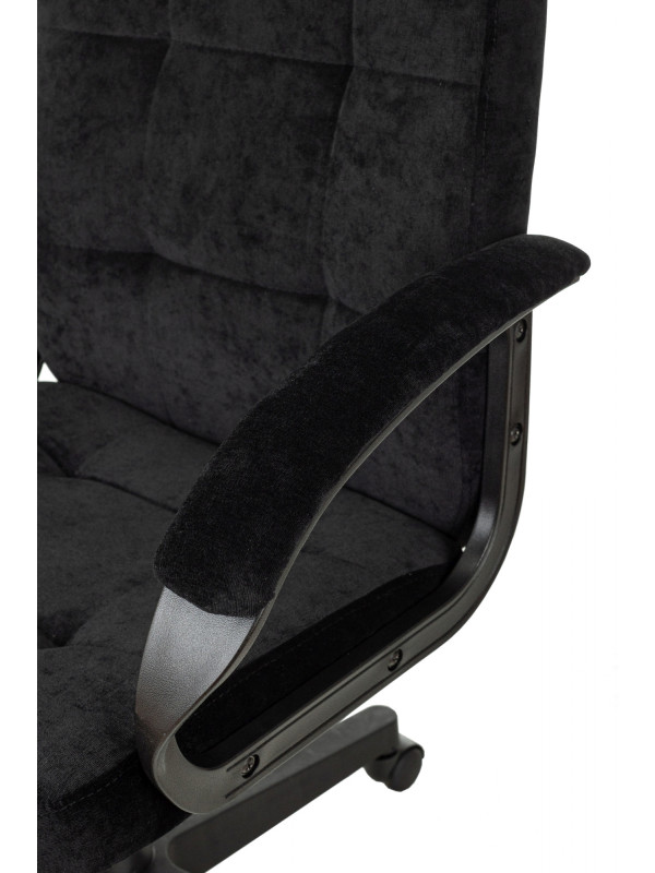 Кресло компьютерное Бюрократ CH 002 Fabric черный подлокотники