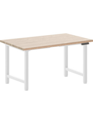 Стол письменный Fit-Focus FTF-E Quatro белый/ясень шимо