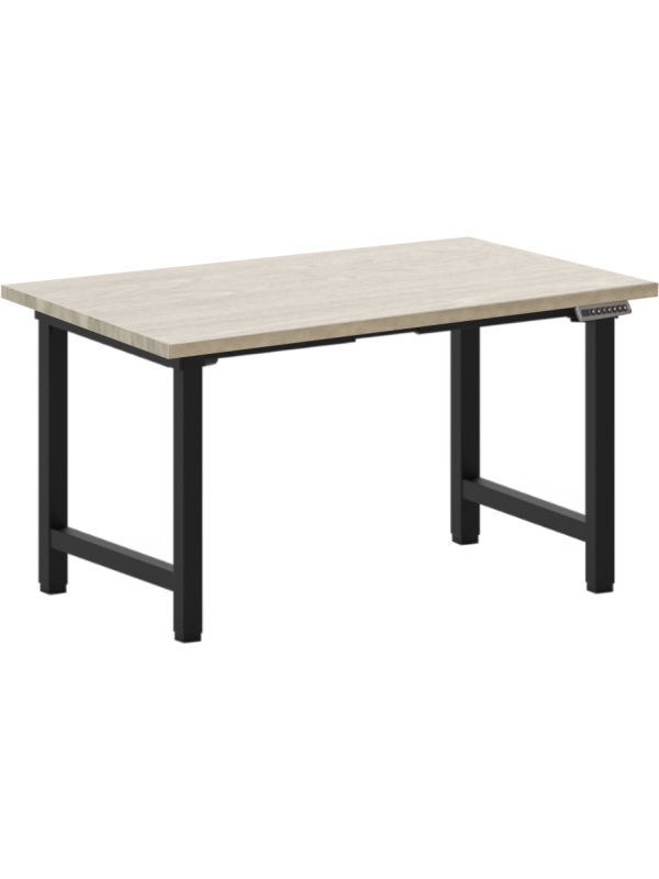 Стол письменный Fit-Focus FTF-E Quatro черный/сосна натуральная