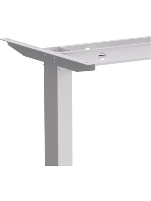 Стол письменный WellDesk WDE Basic белый/дуб термо черно-коричневый каркас