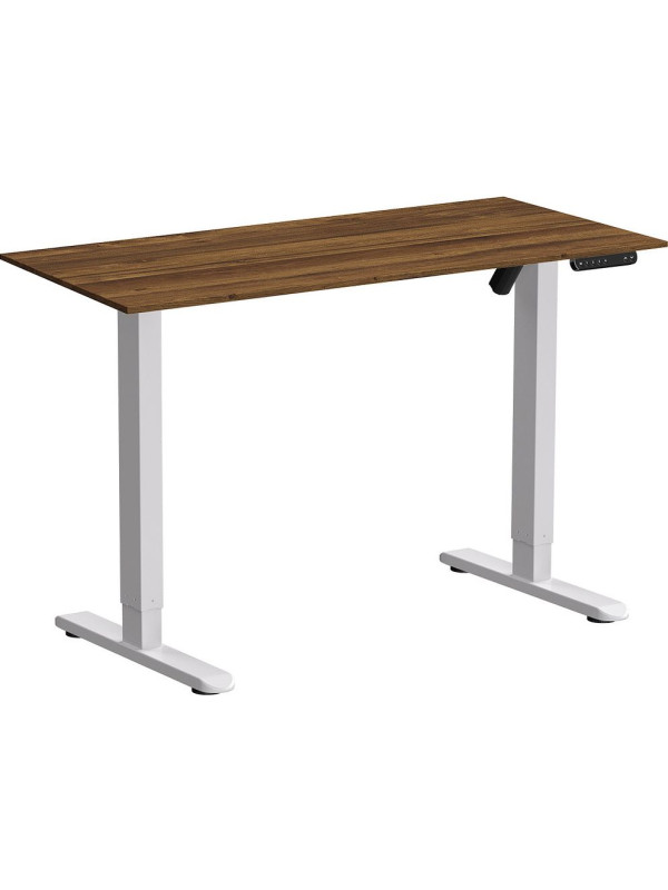 Стол письменный WellDesk WDE Basic белый/дуб хантон темный