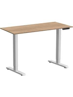 Стол письменный WellDesk WDE Prime белый/дуб бардолино натуральный