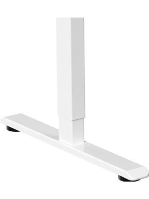 Стол письменный WellDesk WDE Prime белый/дуб денвер трюфель ножки