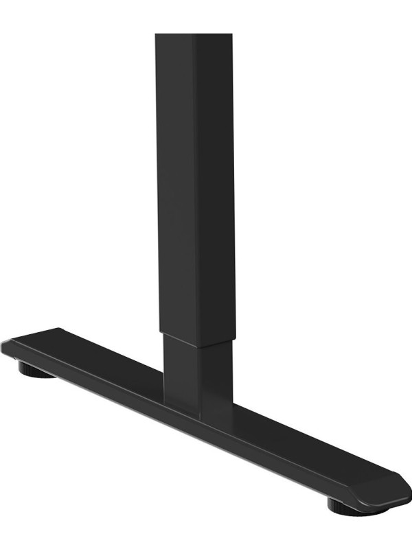 Стол письменный WellDesk WDE Prime черный/дуб бардолино натуральный ножки