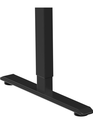 Стол письменный WellDesk WDE Prime черный/дуб канзас коричневый ножки