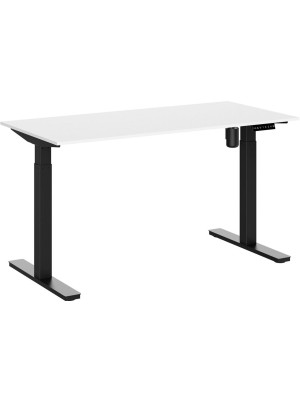 Стол письменный WellDesk WDE Evolution черный/белый