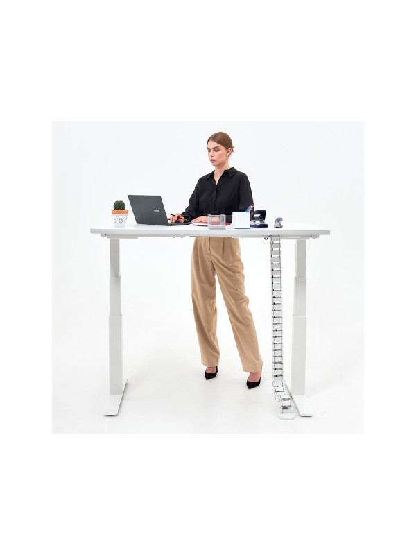 Стол письменный WellDesk WDE Flagman черный/пепел работа стоя