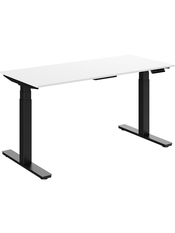 Стол письменный WellDesk WDE Flagman черный/пепел