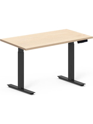 Стол письменный Fit-Focus FTF-E Х-2 черный/сосна аланд полярная