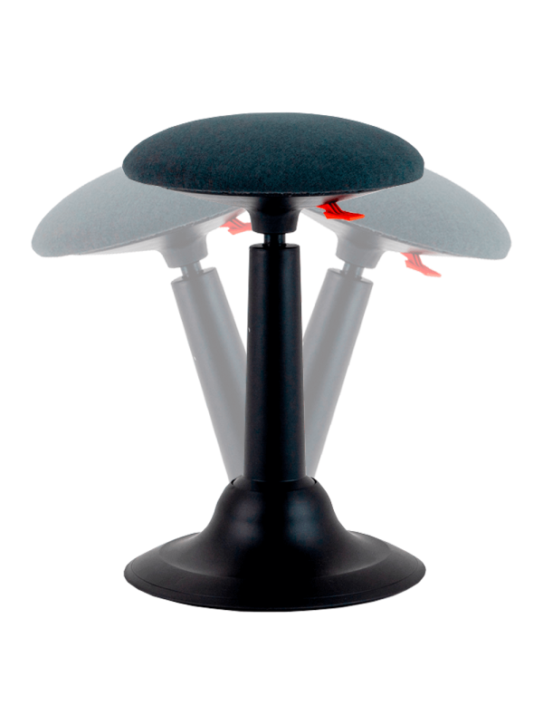 Стул для активного сидения Chair Meister Cloud черный/серый поворот