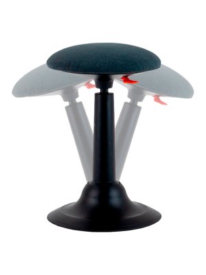 Стул для активного сидения Chair Meister Cloud черный/серый поворот