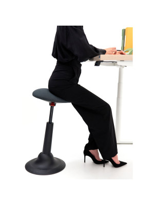 Стул для активного сидения Chair Meister Cloud черный/серый сидит 2.0