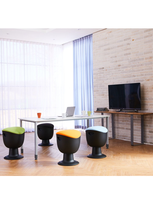 Стул для активного сидения Chair Meister Tulip белый/серая в интерьере