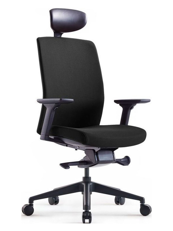 Кресло компьютерное BESTUHL J2 черный с подголовником