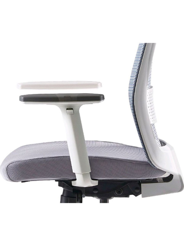 Кресло компьютерное BESTUHL S30 черный/серый подлокотники