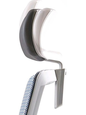 Кресло компьютерное BESTUHL S30 черный/серый подголовник