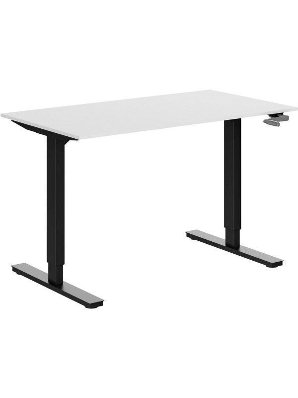 Стол письменный WellDesk WDM First черный/белый