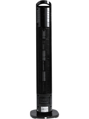 Напольный вентилятор RAGEX R1204 черный вид сбоку