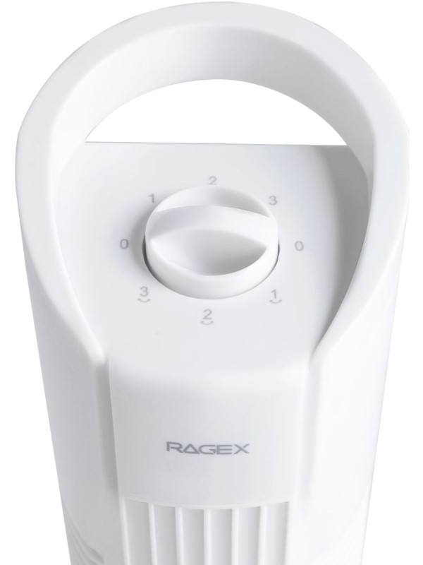 Напольный вентилятор RAGEX R1204 белый ручка