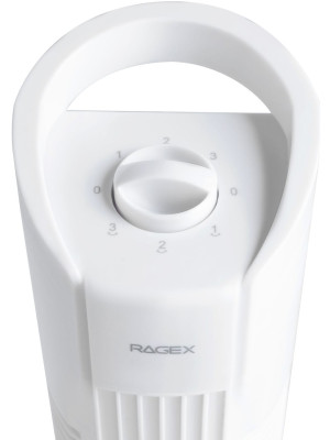 Напольный вентилятор RAGEX R1204 белый ручка
